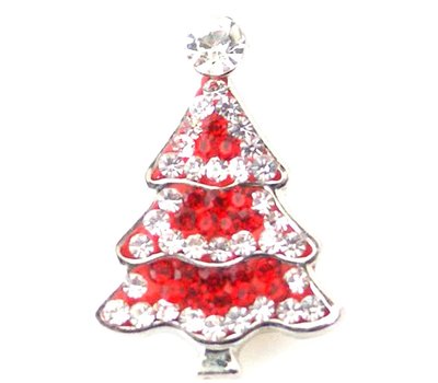 Clicks en Chunks | Click kerstboom rood voor clicks sieraden