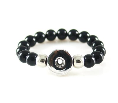 Clicks Sieraden Clicks kralenarmband zwart