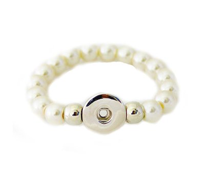 Clicks Sieraden Clicks kralenarmband parelmoer