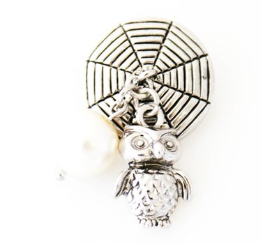 Clicks en Chunks | Click uiltje met pareltje voor clicks sieraden