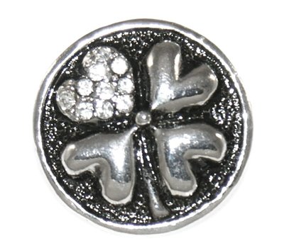 Clicks en Chunks | Click lovely klavertje zilver