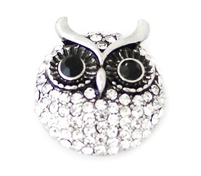 Clicks / Chunks Click crystal owl zilver