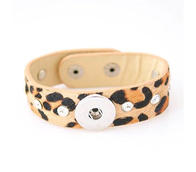Clicks Sieraden Clicks armband panter met strass