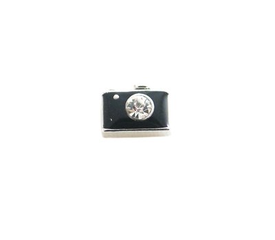 Floating Charms Floating charm fototoestel strass voor de memory locket