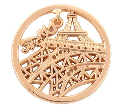 Munt voor Muntketting Eiffeltoren goud