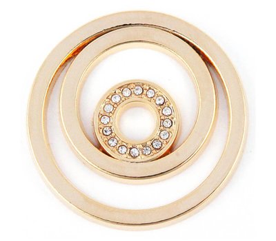 Munt voor Muntketting Circles goud