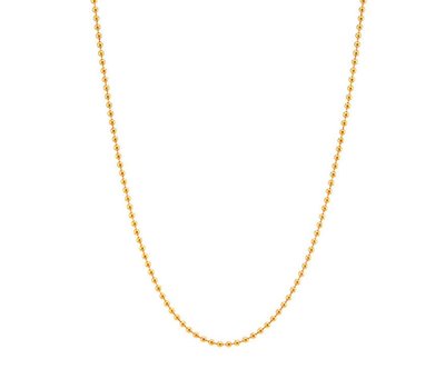 Ketting voor Muntketting Bal ketting goud van roestvrij staal