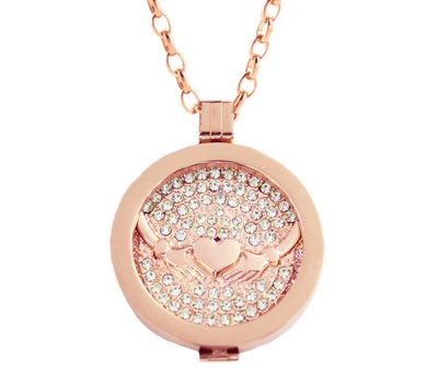 Complete Muntketting Forever love Rose goud