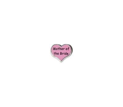 Floating Charms Floating locket charm Mother of the bride zilver