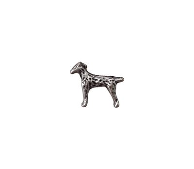 Floating Charms Floating locket charm hond duitse staande zilver