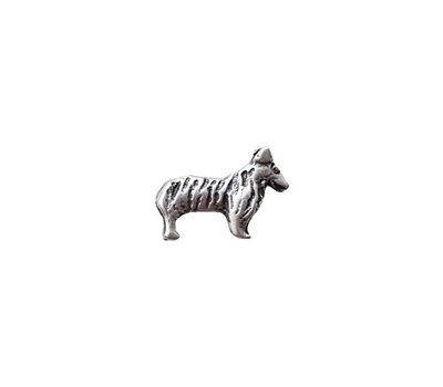 Floating Charms. Floating charm Pembroke Welsh Corgi zilver voor de memory locket