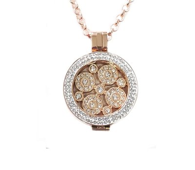 Complete Muntketting Universe smal rose goud