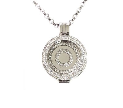 Complete Muntketting Maxima smal zilver