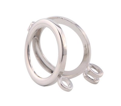 Hanger voor Muntketting Zilver smal
