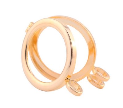 Hanger voor Muntketting Goud smal