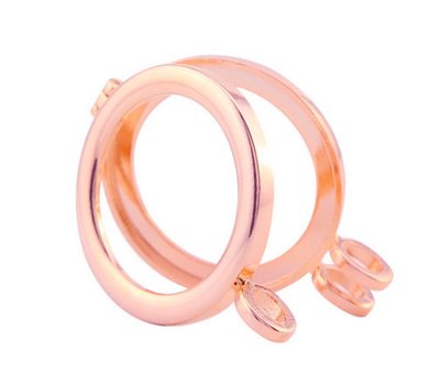 Hanger voor Muntketting Rose Goud smal