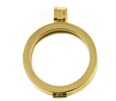 Hanger voor Muntketting Goud van Roestvrij Staal