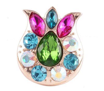 Clicks / Chunks Click tulp multi color zilver