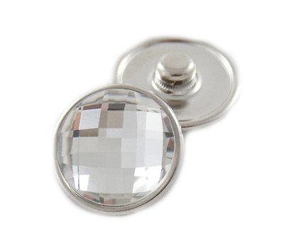Clicks / Chunks Click grote kristal wit zilver
