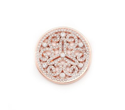 Munt voor Muntketting Sunny smal rose goud