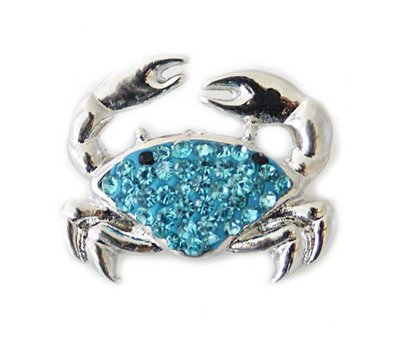 Clicks / Chunks Click krab blauw zilver