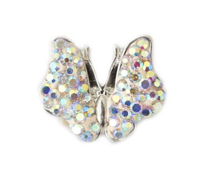 Clicks / Chunks Click vlinder witte crystals