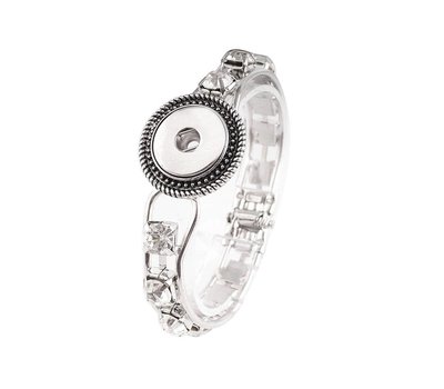 Clicks Sieraden Clicks armband sjiek strass zilver