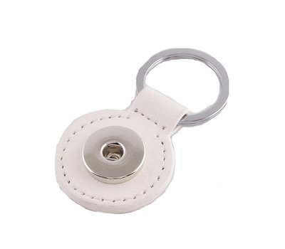 Clicks Sieraden Clicks sleutelhanger rond wit 1 click