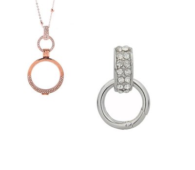 Accessoires Muntketting Spring clasp dangle zilver