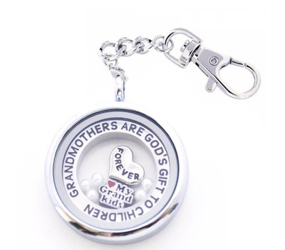 Complete Memory locket Memory locket sleutelhanger oma en kleinkinderen