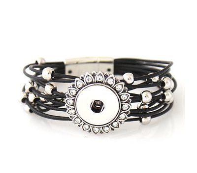 Clicks Sieraden Clicks armband beautiful zwart