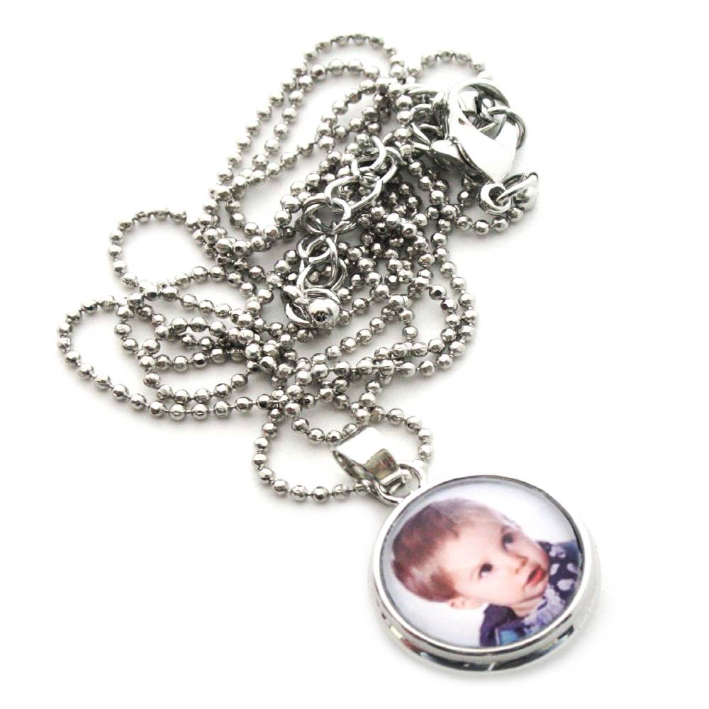 Foto Ketting Rond Zilver Kopen? Verwisselbare Foto Goedkoop! Shoppe