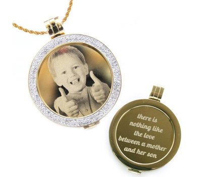Complete Muntketting Muntketting met graveer munt goud met strass