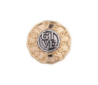 Clicks / Chunks Click forgiveness zilver met goud