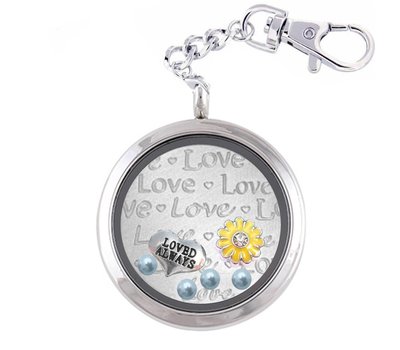 Complete Memory locket Liefde Memory Locket Sleutelhanger
