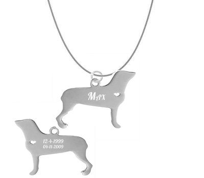 Sieraden met dieren Ketting met hanger Rottweiler