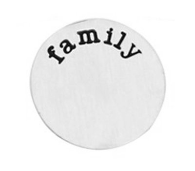 Floating locket discs Memory locket disk family zilver XL