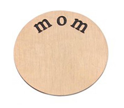 Floating locket discs Memory locket disk mom rose goud XL