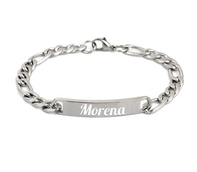 Armband met Naam Armband zilver graveren
