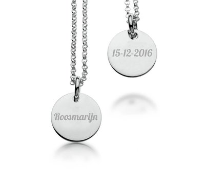 Ketting Graveren NaamKetting Rond Zilver