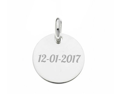 Ketting Graveren Los Rondje Zilver