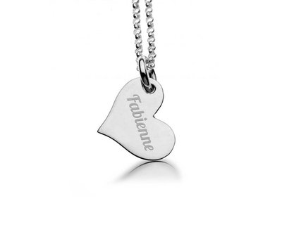 Mama Sieraden Ketting met Hartje zilver