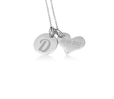 Mama Sieraden Ketting geboorte kind zilver