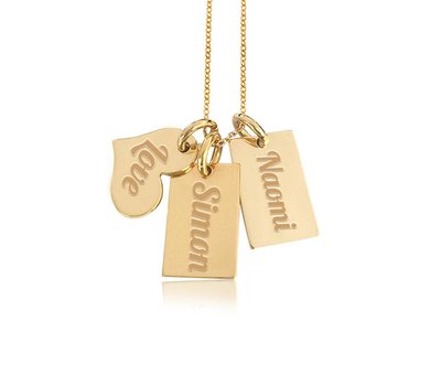 Mama Sieraden Liefdes Ketting Goud
