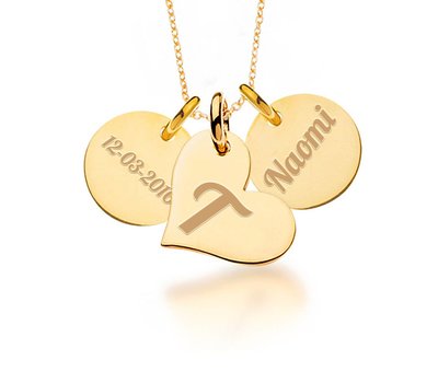 Mama Sieraden Moeder Ketting goud
