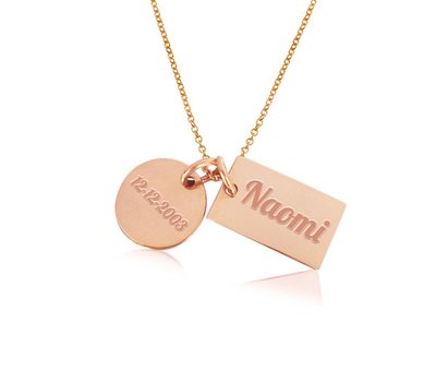 Mama Sieraden Geboorteketting Rosé goud