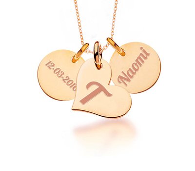Mama Sieraden Moeder Ketting rosé goud