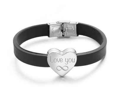 Armband met Naam Armband met hart graveren