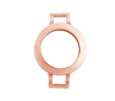 Armband voor munten Munthouder smal voor losse armband rose goud van roestvrij staal