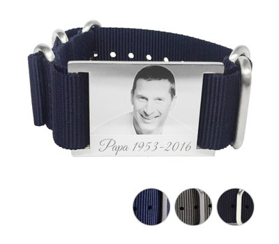 Armband met Foto Soul Graveer armband nylon breed